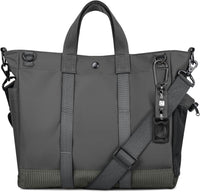 Unisex-Laptop-Tote-Bag mit mehreren Fächern und verstellbarem Riemen