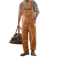 Unisex-Latzhose mit verstellbaren Trägern für Arbeit und Freizeit