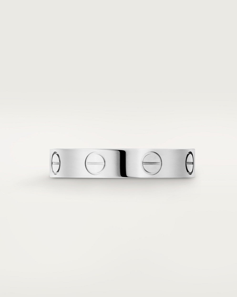 Unisex-Ring aus Zinklegierung in Silber