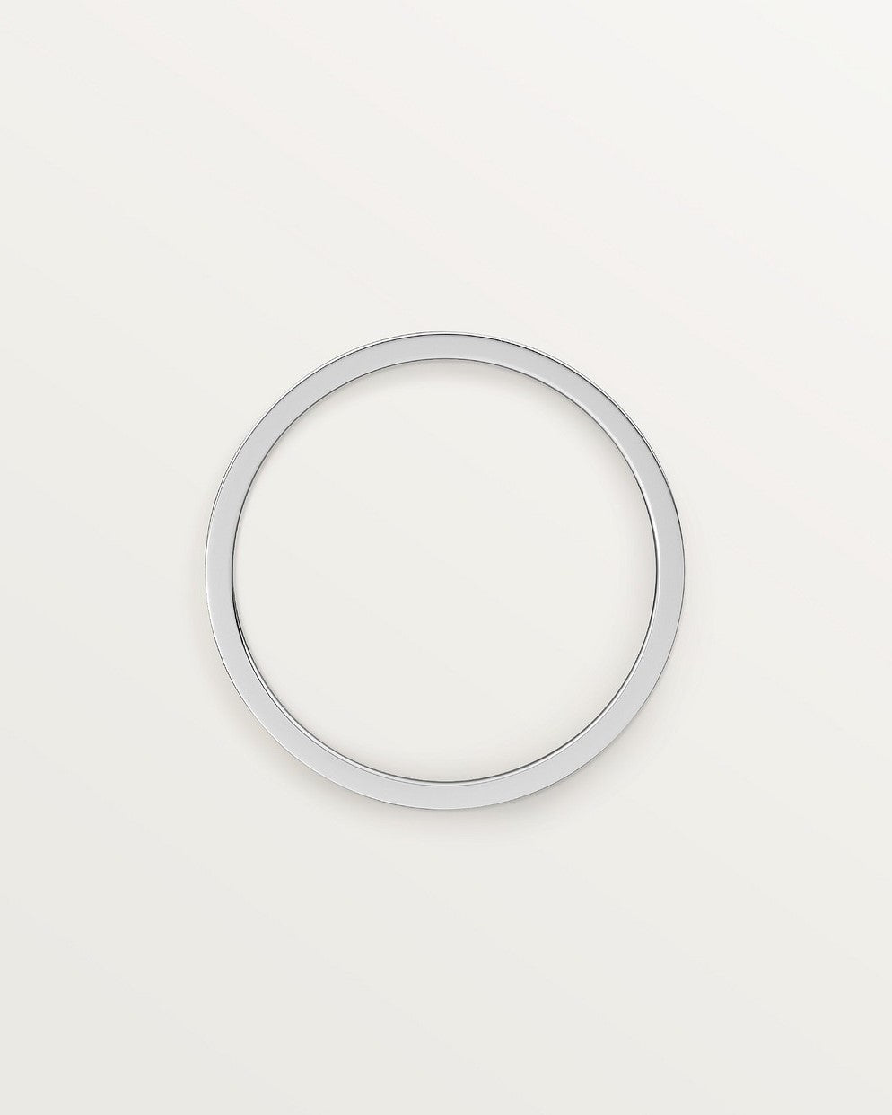 Unisex-Ring aus Zinklegierung in Silber