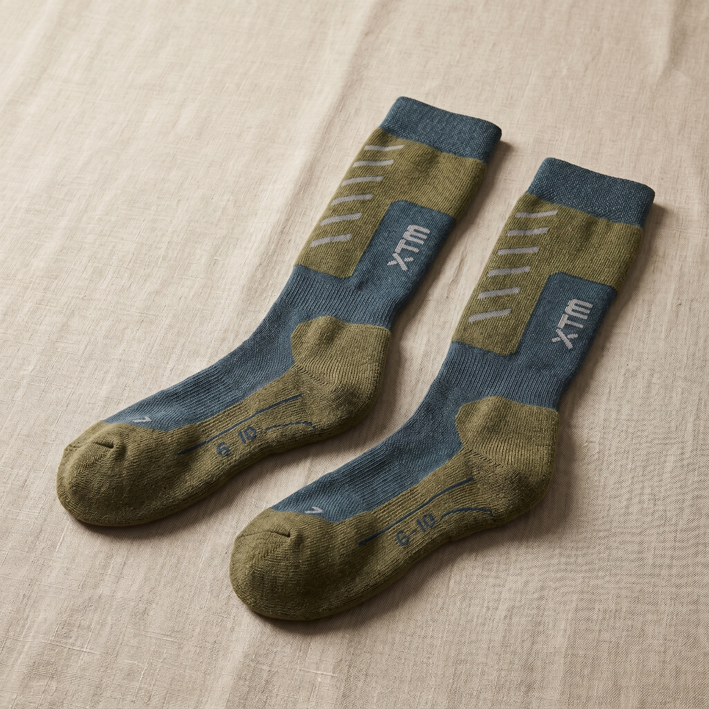 Unisex-Snowboardsocken aus Merinowolle | Technische Wintersocken mit unterschiedlichen Polsterzonen