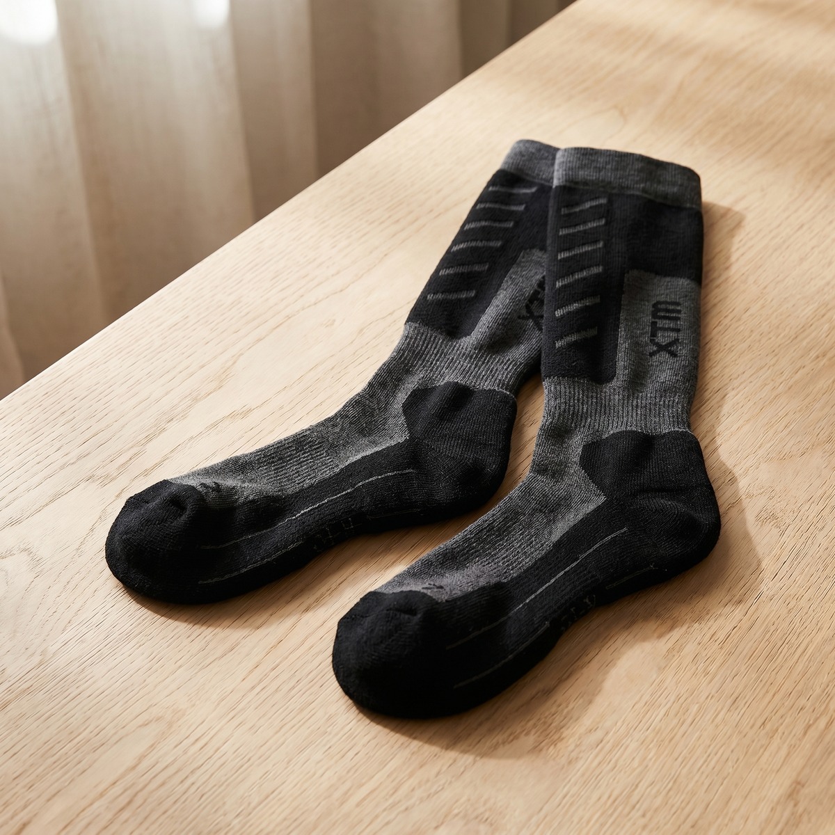 Unisex-Snowboardsocken aus Merinowolle | Technische Wintersocken mit unterschiedlichen Polsterzonen
