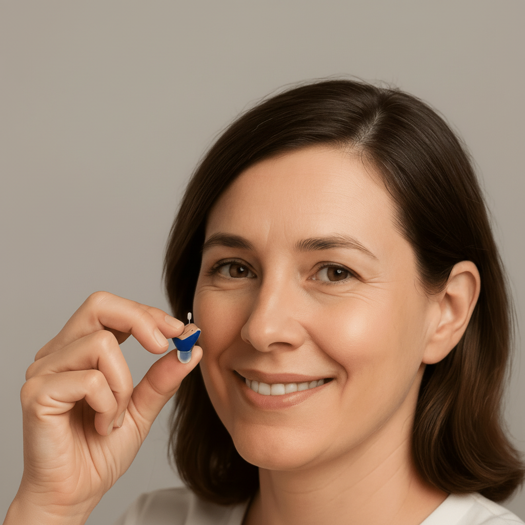 Unsichtbare In-Ear-Hörgeräte für hervorragende Klangqualität