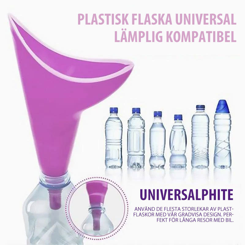 Urinierhilfe für Frauen – ergonomisches und spritzwassergeschütztes Design