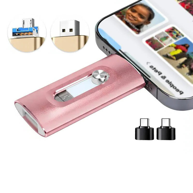 USB-Stick zur Sicherung von Telefonfotos mit Multi-Geräte-Unterstützung