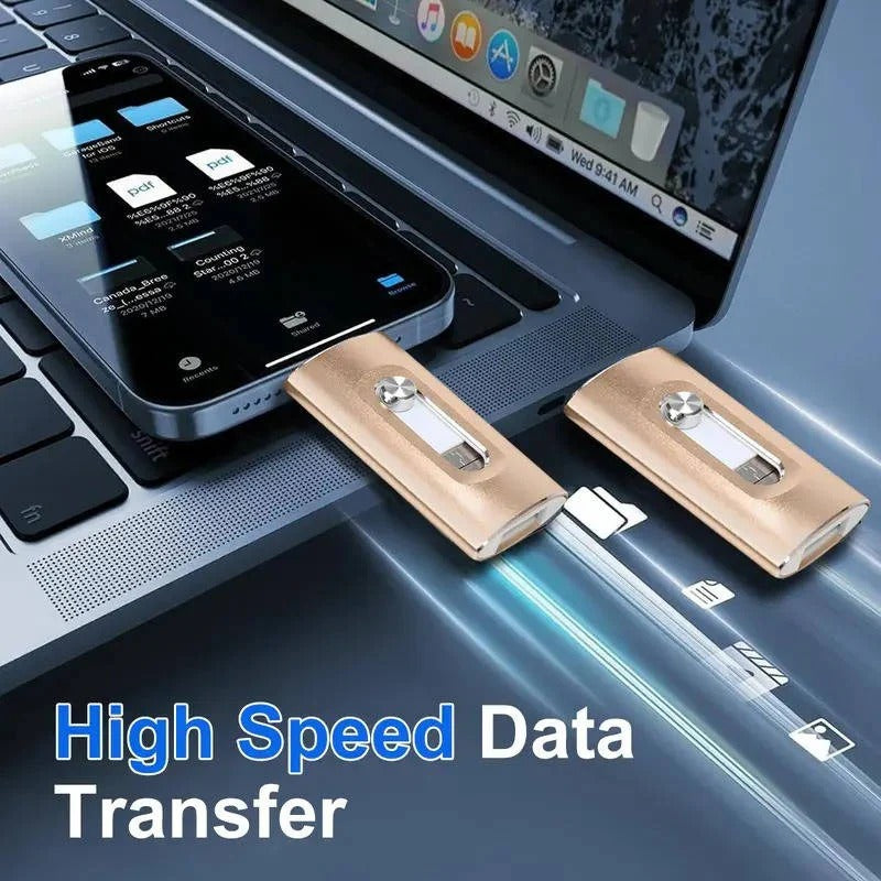 USB-Stick zur Sicherung von Telefonfotos mit Multi-Geräte-Unterstützung
