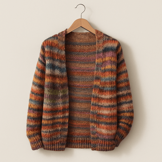 Verschlusslose Strickjacke für Damen