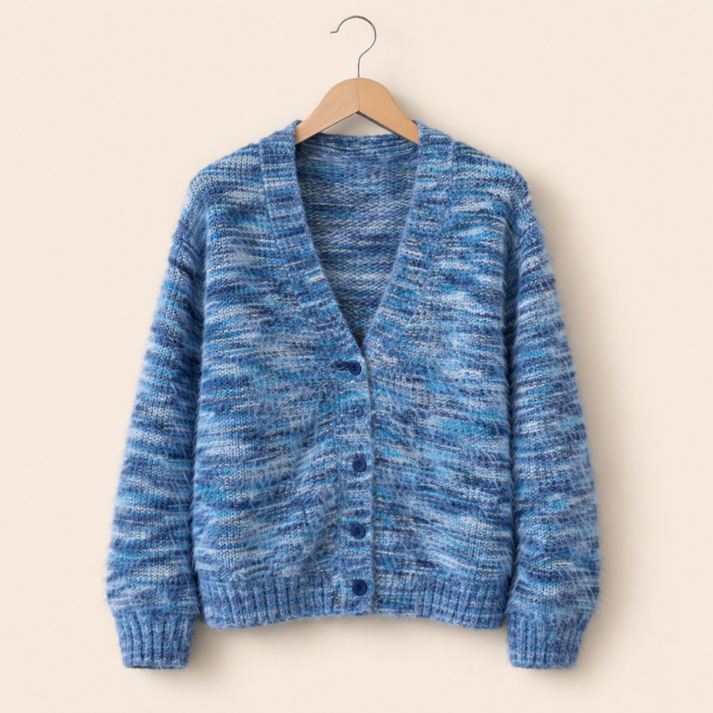 Verschlusslose Strickjacke für Damen