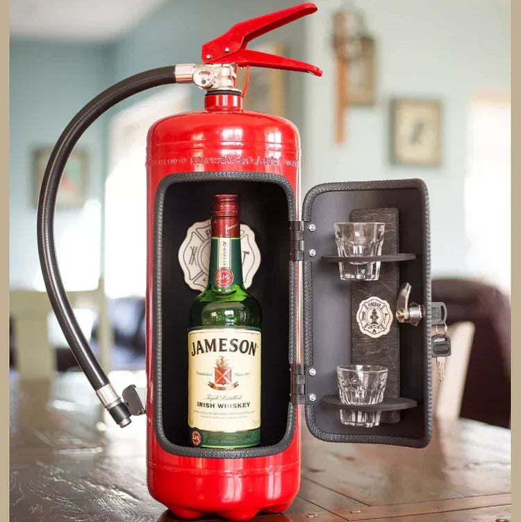Versteckte Minibar im Feuerlöscher – Stilvoll, unauffällig und einzigartig