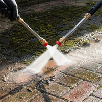 Verstellbare Hochdruck-Spritzdüse für den Gartenschlauch zur Reinigung