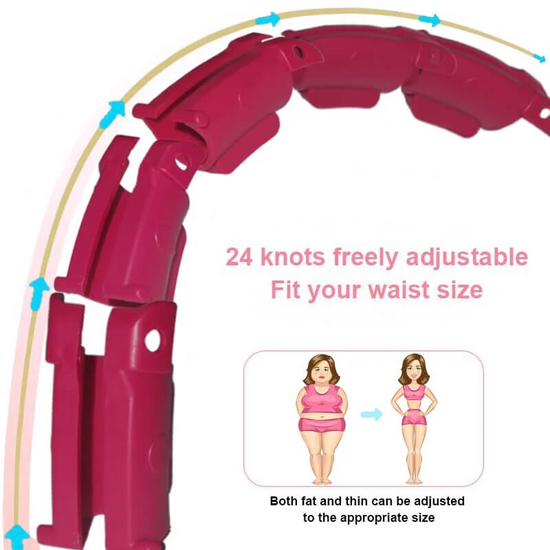 Verstellbarer Smart-Fitness-Hula-Hoop-Reifen