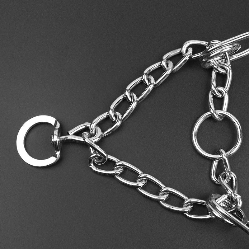 Verstellbares Hunde-Erziehungshalsband mit gummierten Zinken
