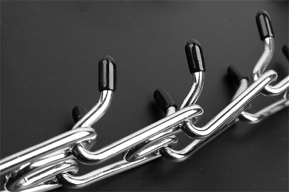 Verstellbares Hunde-Erziehungshalsband mit gummierten Zinken