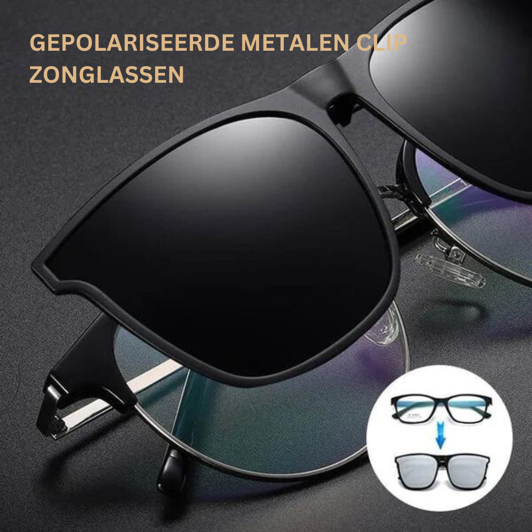 Verwandeln Sie Ihre normale Brille in Sekundenschnelle in eine stilvolle polarisierte Sonnenbrille