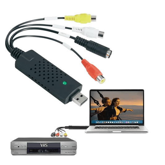 VHS-zu-Digital-Konverter mit Wiedergabe- und Aufnahmefunktion