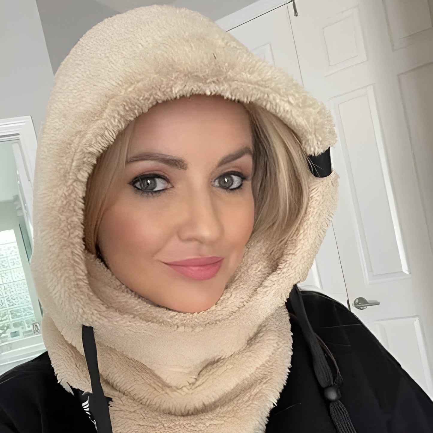 Vielseitiger Winter-Fleece-Schlauchschal