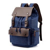 Vintage-Abenteuer-Tagesrucksack aus Canvas für den täglichen Gebrauch