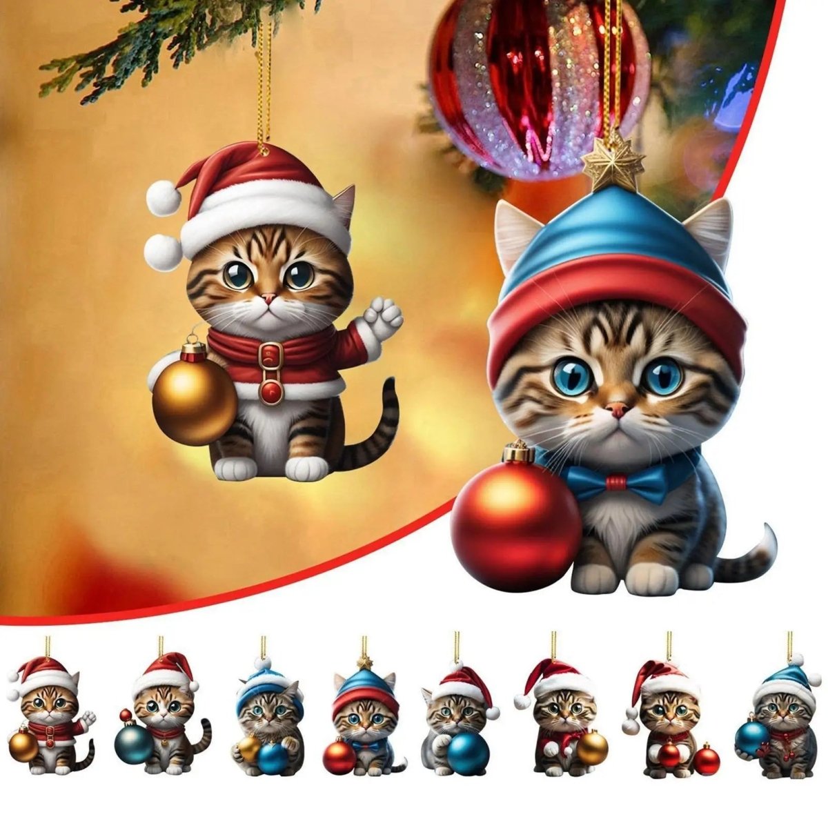 Vintage-Adventskalender für Katzenliebhaber zu Weihnachten