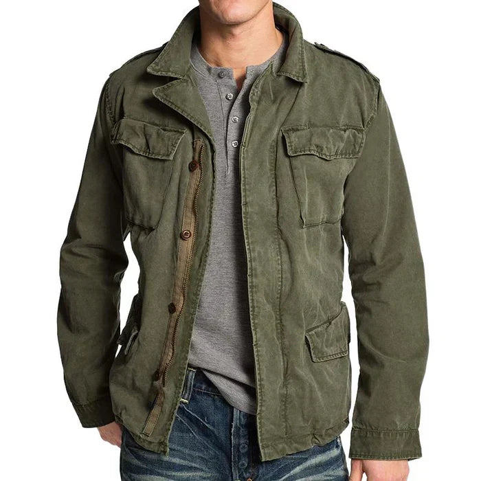 Vintage-Arbeitsjacke im Retro-Stil