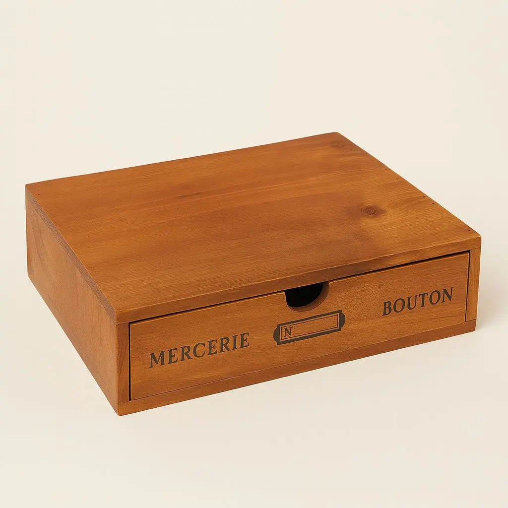 Vintage-Schubladenbox aus Holz zur Aufbewahrung