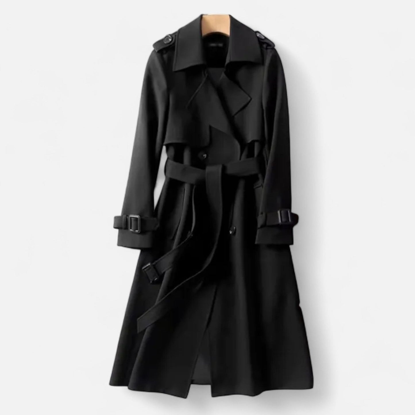 Vintage-Trenchcoat für Damen mit ikonischem, modernem Schnitt