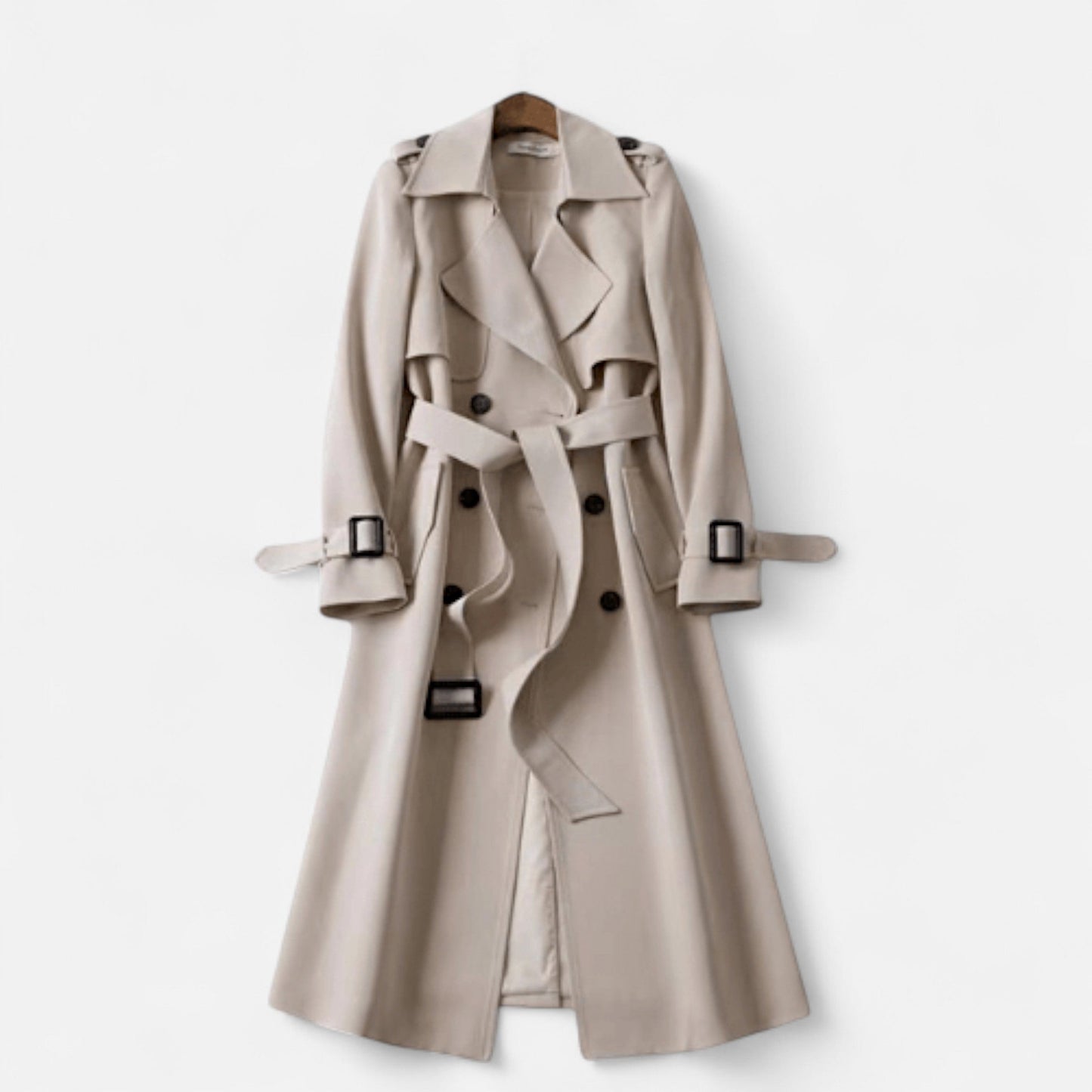 Vintage-Trenchcoat für Damen mit ikonischem, modernem Schnitt
