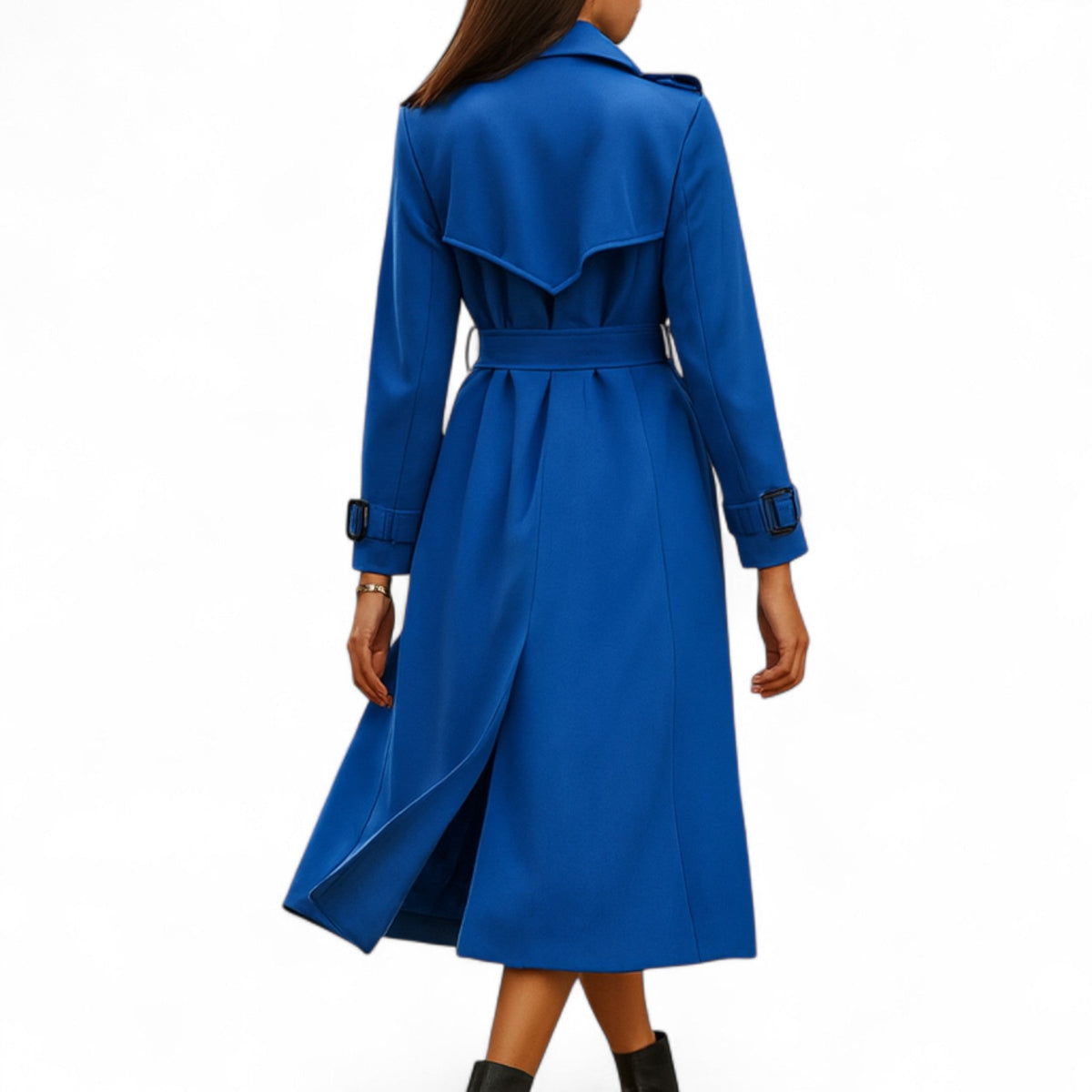 Vintage-Trenchcoat für Damen mit ikonischem, modernem Schnitt