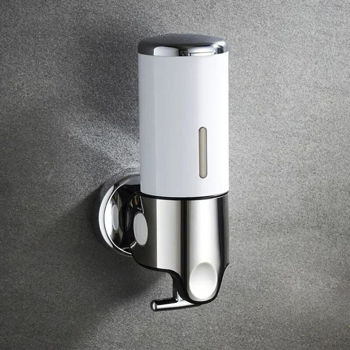 Wand-Seifenspender aus Edelstahl im modernen Design