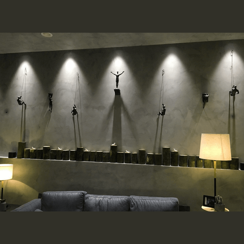 Wanddekoration-Set mit kletterndem figürlichen Design
