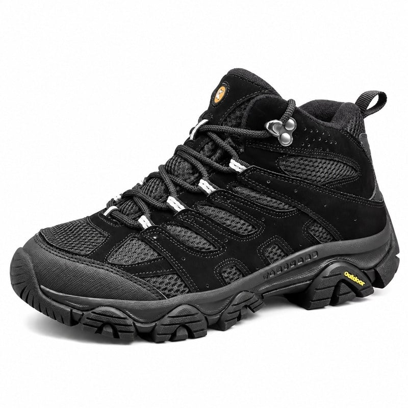 Wanderschuhe mit griffiger Sohle und Mesh