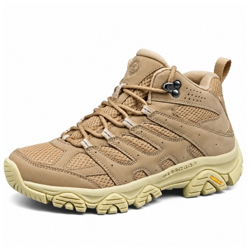 Wanderschuhe mit griffiger Sohle und Mesh