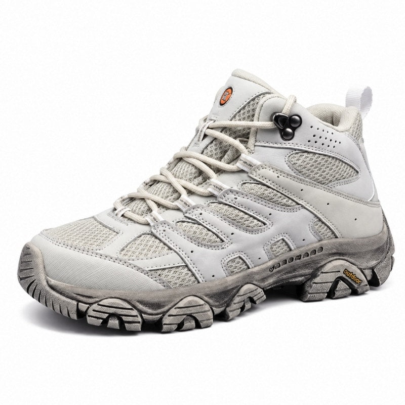 Wanderschuhe mit griffiger Sohle und Mesh
