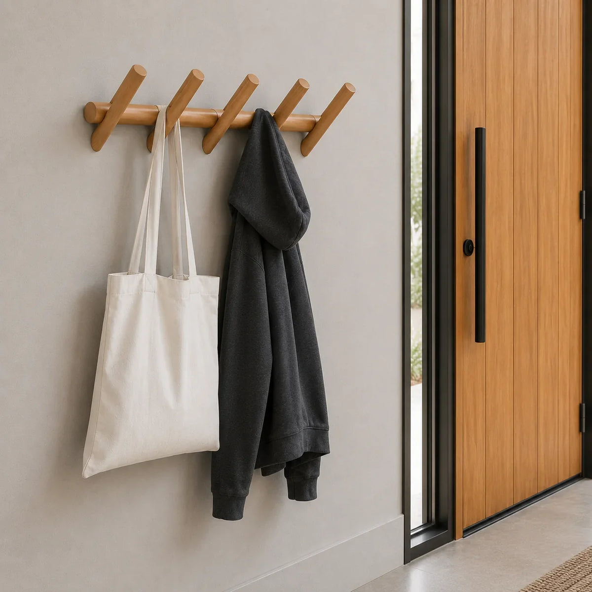 Wandregal aus Eichenholz im minimalistischen Design – verschiedene Größen und einzigartige Holzmaserung