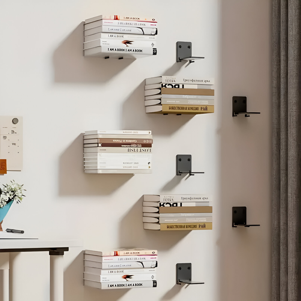 Wandregal aus Metall, modern, minimalistisch und platzsparend