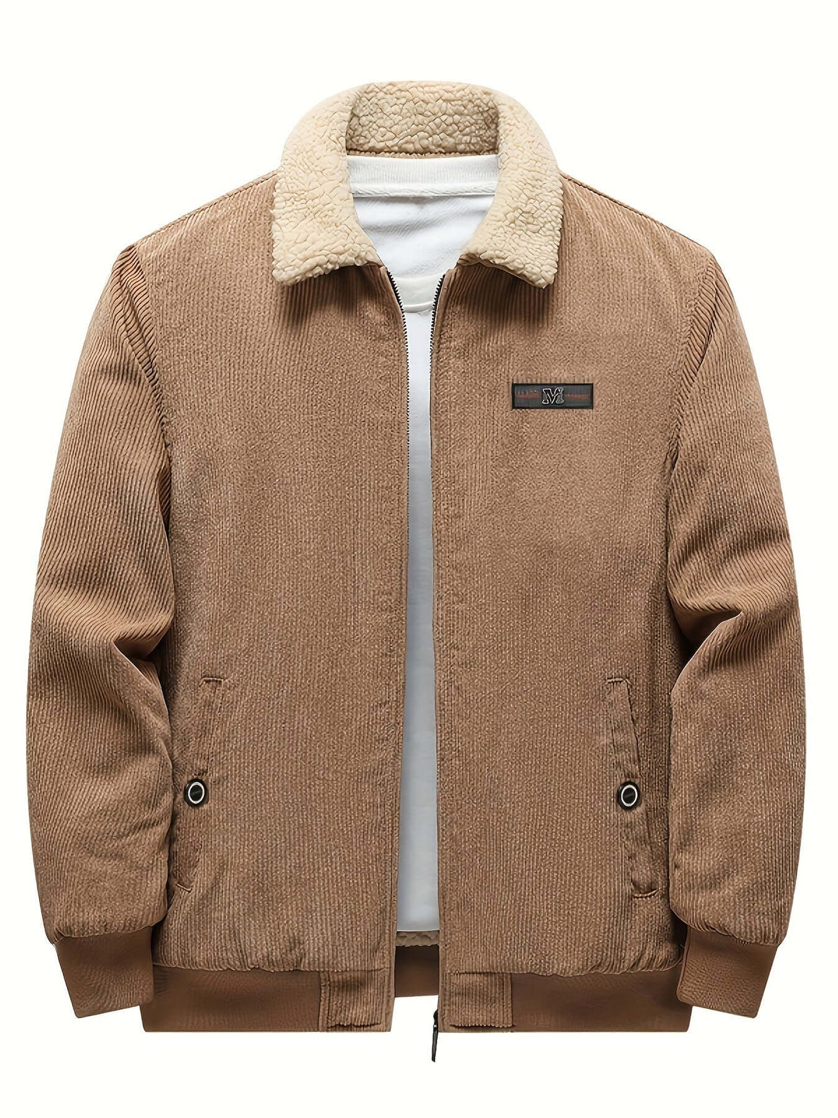 Warme Herren-Winterjacke – dicker Steppmantel