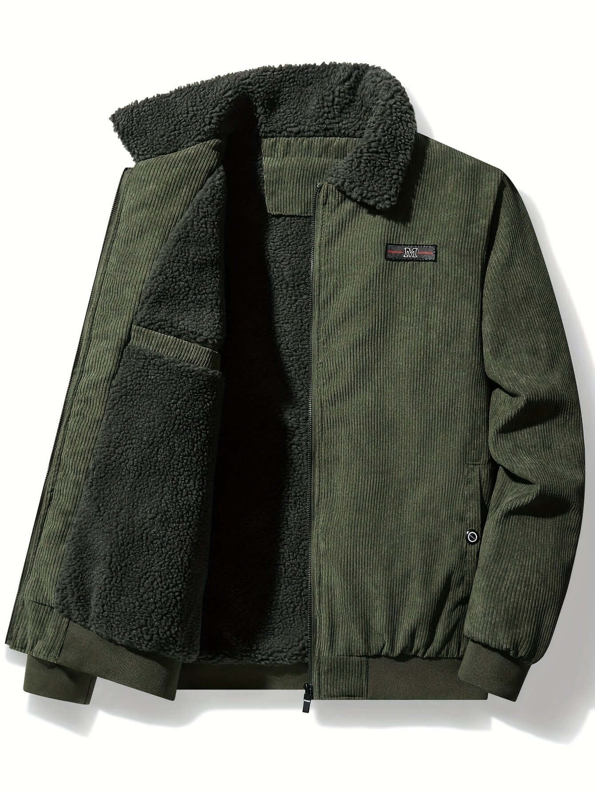 Warme Herren-Winterjacke – dicker Steppmantel