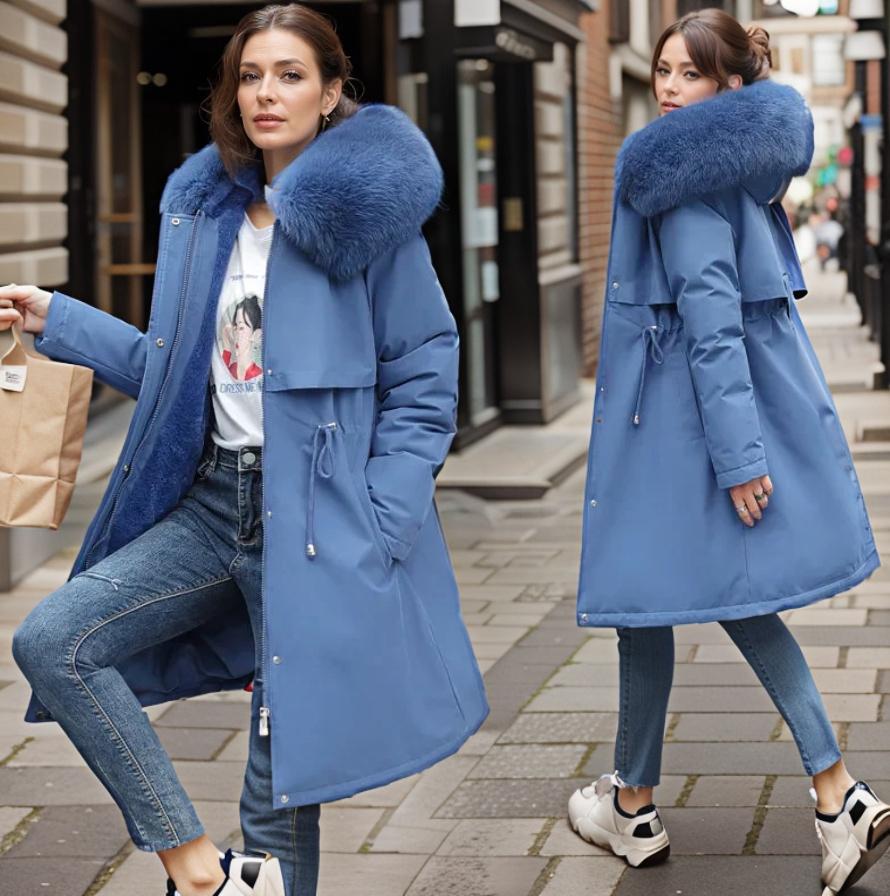 Warmer, wasserdichter Wintermantel für Damen