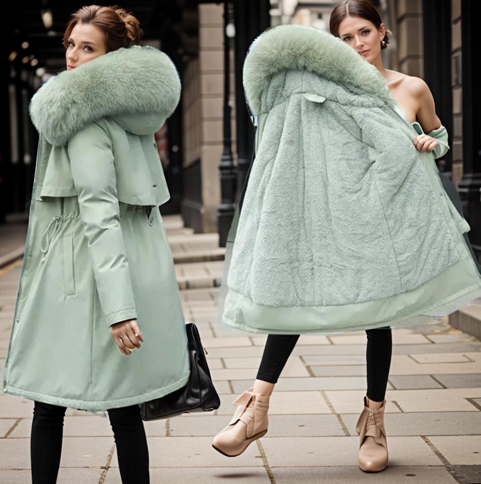 Warmer, wasserdichter Wintermantel für Damen