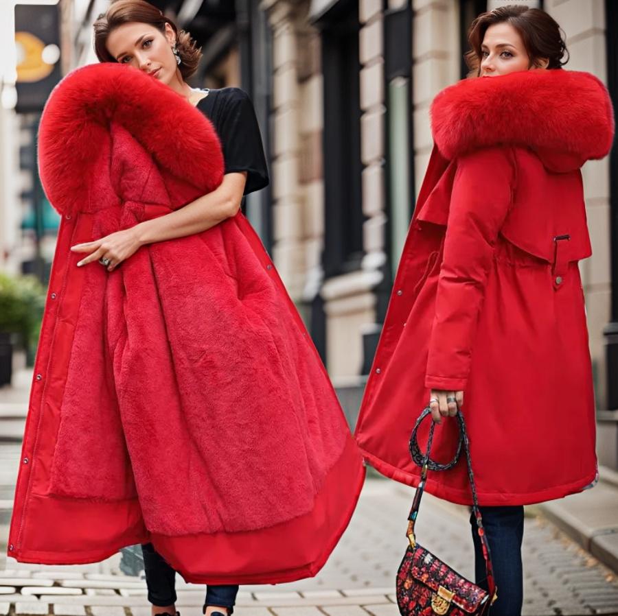 Warmer, wasserdichter Wintermantel für Damen