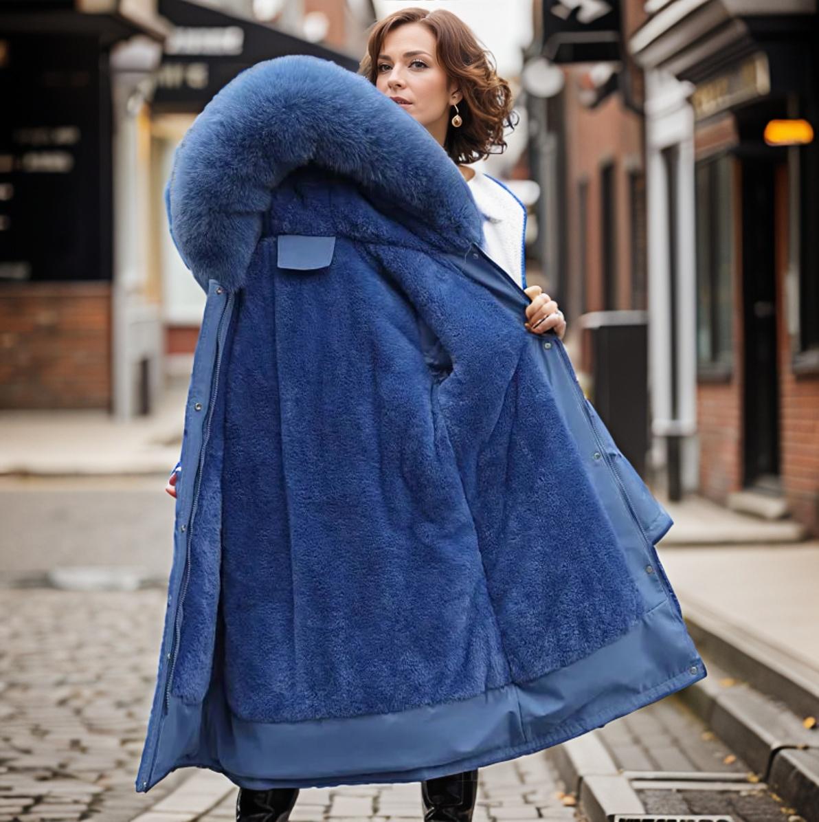 Warmer, wasserdichter Wintermantel für Damen
