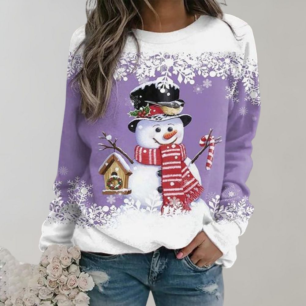 Warmer Weihnachtspullover für Damen