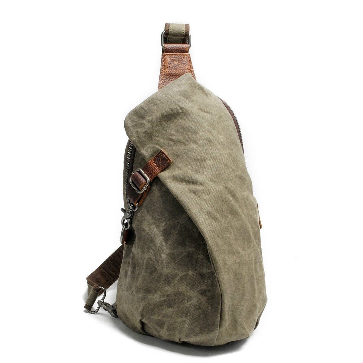 Wasserabweisende Canvas-Umhängetasche mit Diebstahlschutztasche – vielseitig tragbar