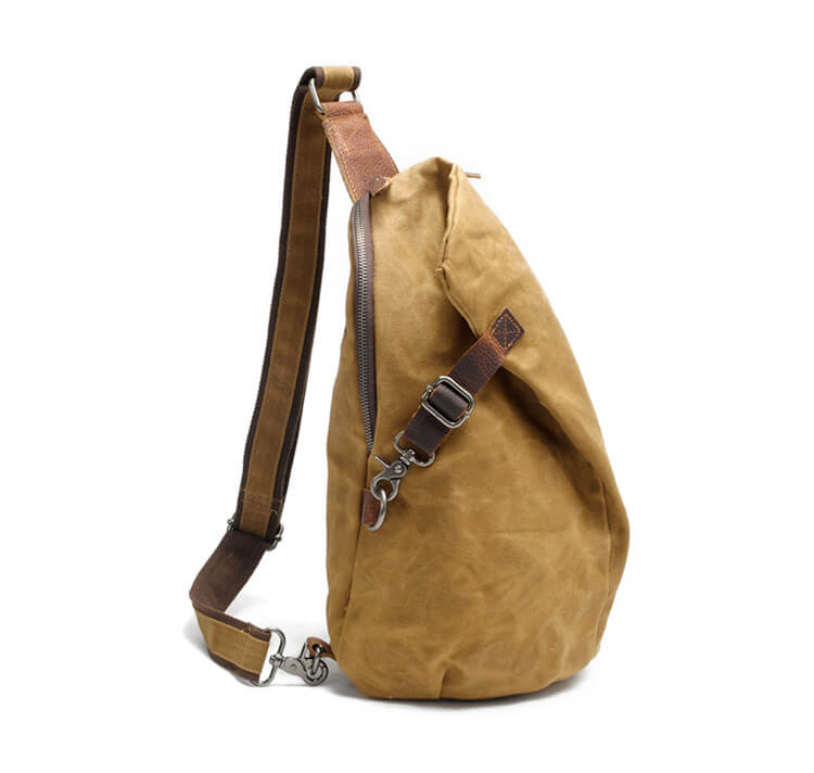 Wasserabweisende Canvas-Umhängetasche mit Diebstahlschutztasche – vielseitig tragbar