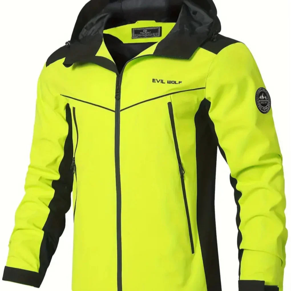 Wasserabweisende Outdoorjacke mit reflektierenden Details