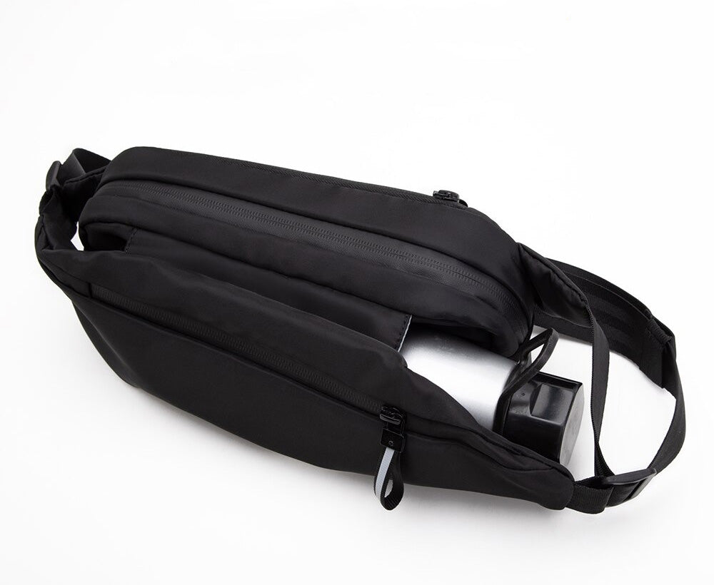Wasserabweisende Unisex-Bauchtasche mit mehreren Taschen für Reise & Sport