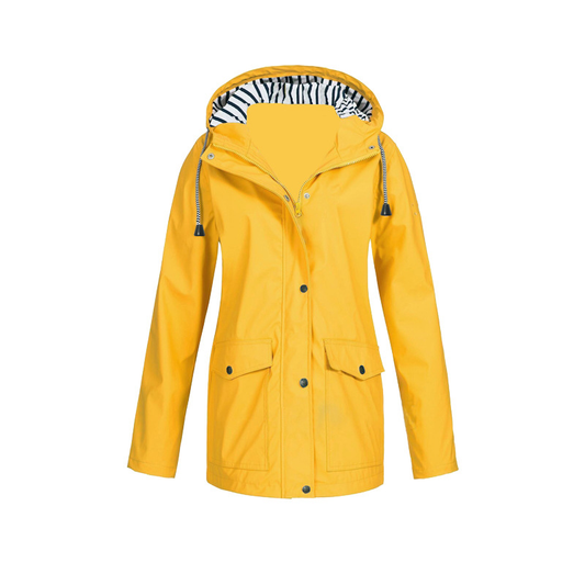 Wasserdichte Damen-Regenjacke im modernen Design für den Alltag