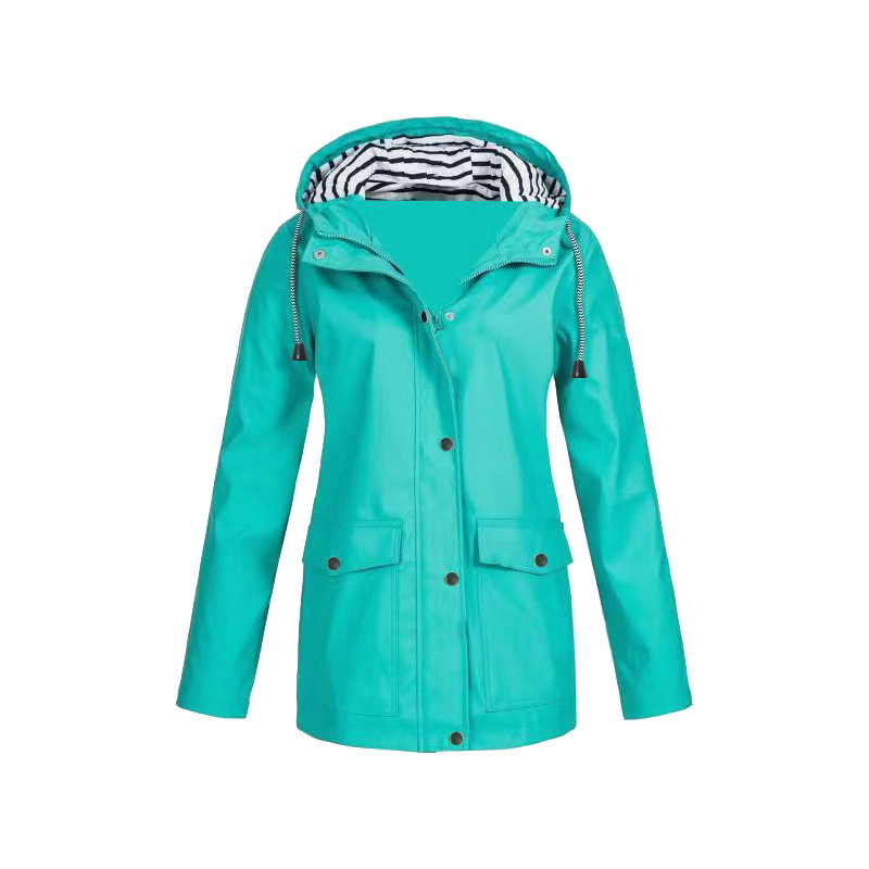 Wasserdichte Damen-Regenjacke im modernen Design für den Alltag