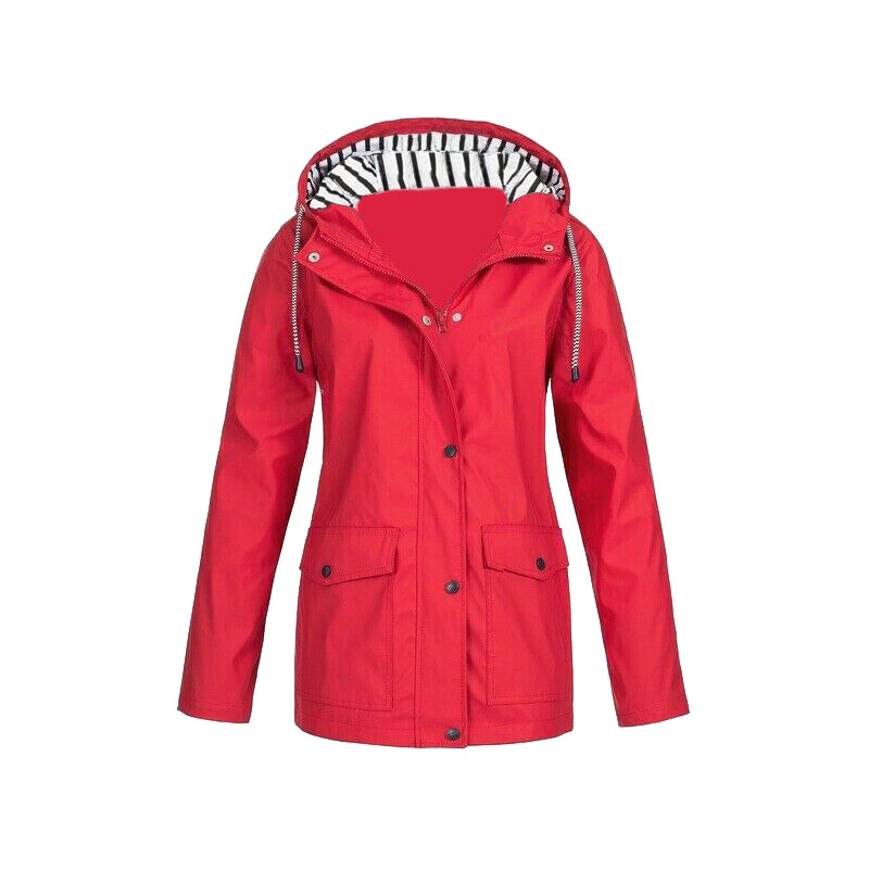 Wasserdichte Damen-Regenjacke im modernen Design für den Alltag