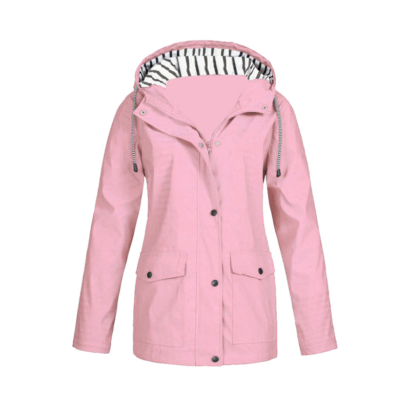 Wasserdichte Damen-Regenjacke im modernen Design für den Alltag