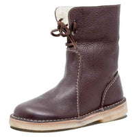 Wasserdichte Damen-Winterstiefel mit Fleece- und Wollfutter